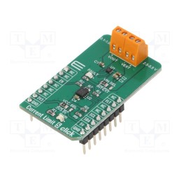 1 pcs x MIKROE - CURRENT LIMIT 5 CLICK - Click board, ammeter, I2C, MIC2099, prototype board, 3.3VDC,5VDC