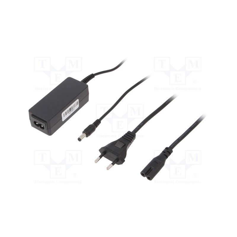 1 pcs x CELLEVIA POWER - CLD-2412-T2-E - Power supply: switched-mode, 12VDC, 2A, Out: 5,5/2,1, 24W, desktop