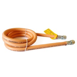 Hose a 2m gas pipe to the stove grill