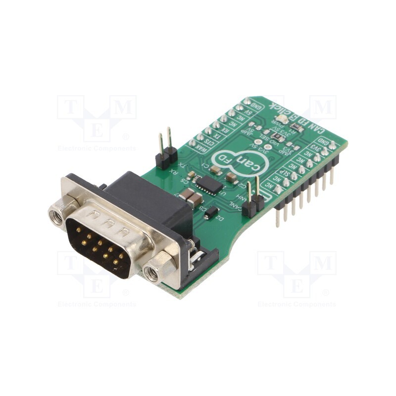 1 pcs x MIKROE - CAN FD 5 CLICK - Click board, transceiver, UART, UJA1162A, prototype board