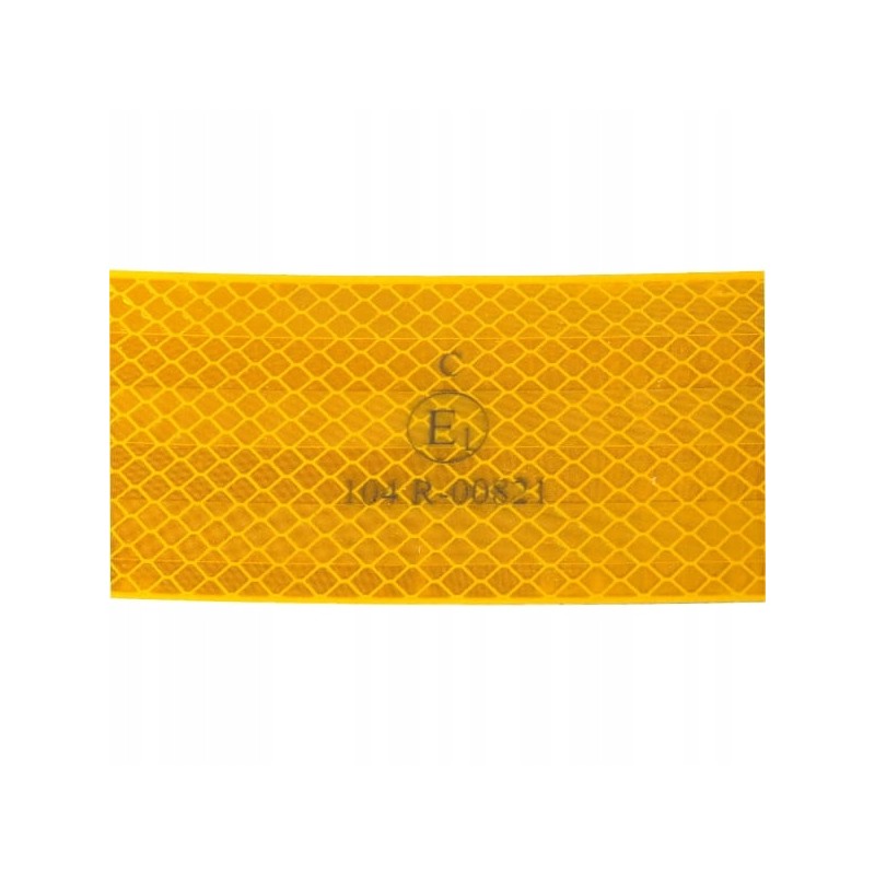 Yellow contour reflective foil tape, 3 m