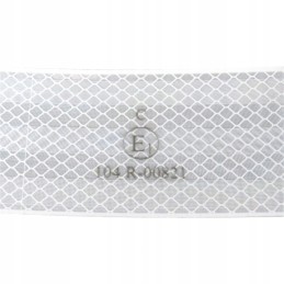 Contour reflective foil tape, white, 3 m