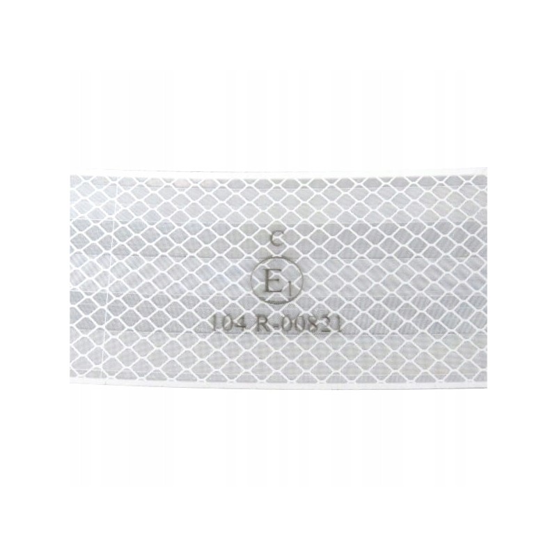 Contour reflective foil tape, white, 3 m