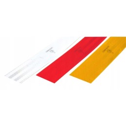 Contour reflective foil tape, white, 3 m