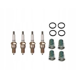 Spark plug with socket for Toyota 5k engine