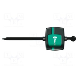 1 pcs x WERA - 5026352001 - Screwdriver, Torx®, TX08, Blade length: 40mm, Overall len: 69mm
