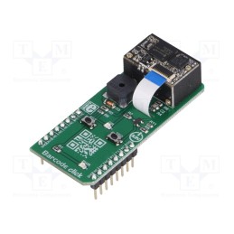1 pcs x MIKROE - BARCODE CLICK - Click board, barcode and QR code reader, GPIO,UART, LV3296