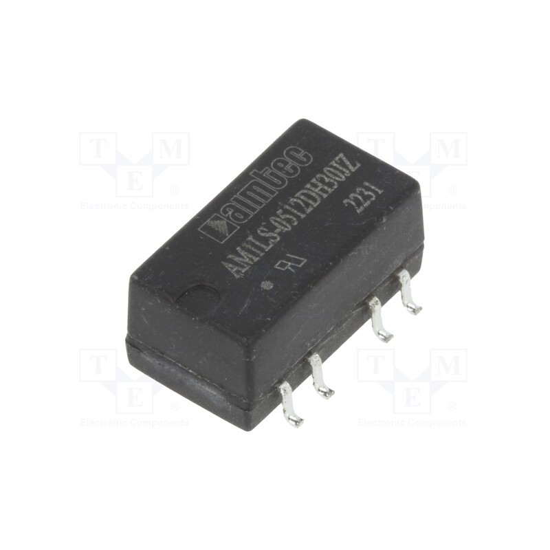 1 pcs x AIMTEC - AM1LS-0512DH30JZ - Converter: DC/DC, 1W, Uin: 4.5÷5.5V, Uout: 12VDC, Uout2: -12VDC, SMD