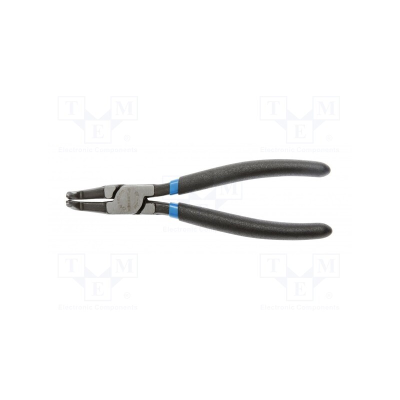 1 pcs x Hu00d6GERT TECHNIK - HT1P143 - Pliers, for circlip, internal, 19÷60mm, Pliers len: 180mm, angular
