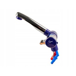 Spout faucet mixer London chrome navy blue Turismus