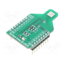 1 pcs x MIKROE - SURFACE TEMP 2 CLICK - Click board, temperature sensor, I2C, ADT7422, prototype board