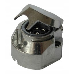12v 7 pin socket for a metal haba trailer hitch