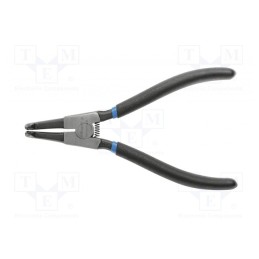 1 pcs x Hu00d6GERT TECHNIK - HT1P144 - Pliers, for circlip, internal, 19÷60mm, Pliers len: 180mm, angular
