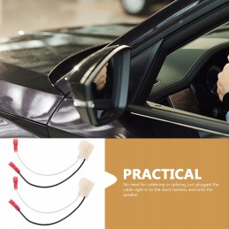 pair of speaker wires in the speaker wire harness