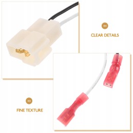 pair of speaker wires in the speaker wire harness
