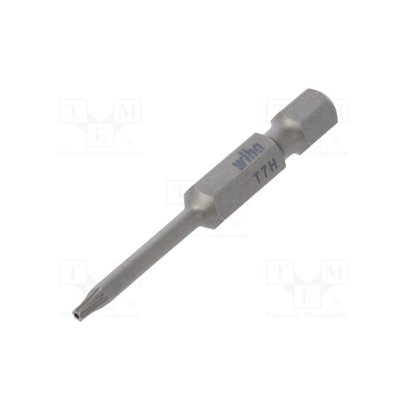 1 pcs x WIHA - 21045 - Screwdriver bit, Torx® with protection, T7H, Overall len: 50mm