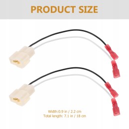 pair of speaker wires in the speaker wire harness