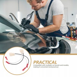 pair of speaker wires in the speaker wire harness