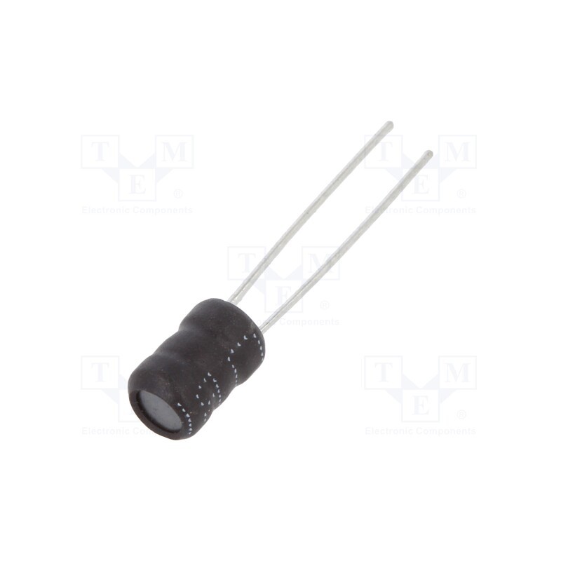 10 pcs x FERROCORE - COIL0406-2.2 - Inductor: wire, THT, 2.2mH, Ioper: 100mA, 16.84Ω, ±10%, Ø5.5x7.5mm