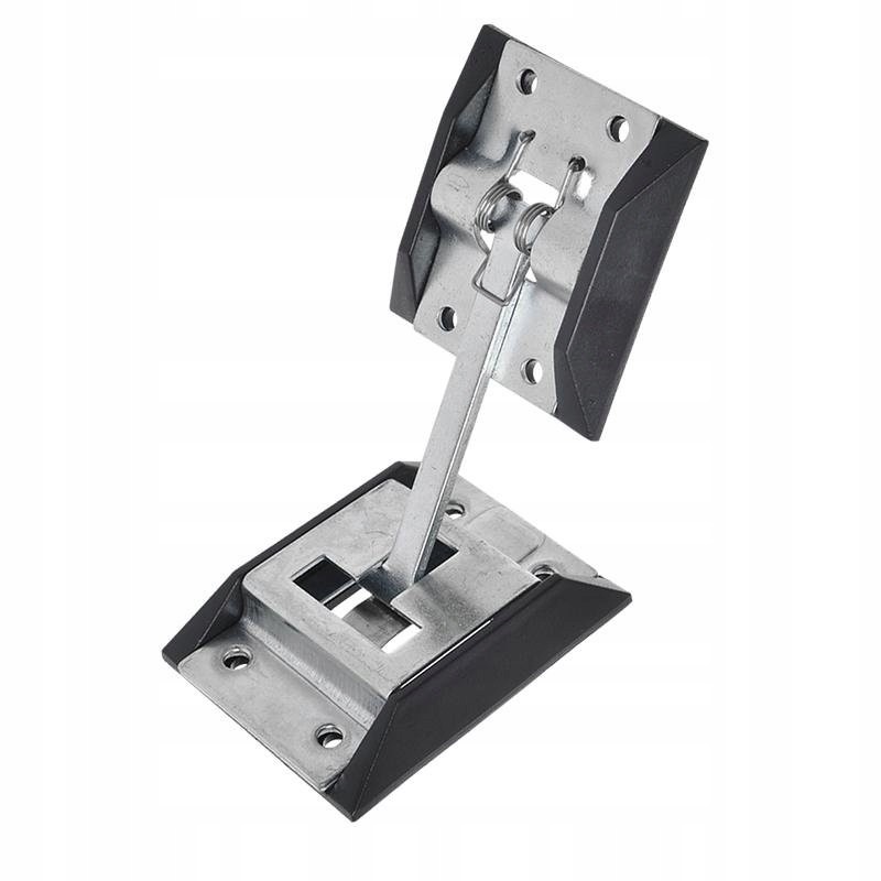 Lock, galvanized door holder