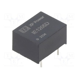 1 pcs x XP POWER - IE1205D - Converter: DC/DC, 1W, Uin: 12V, Uout: 5VDC, Iout: 200mA, DIP, 150kHz