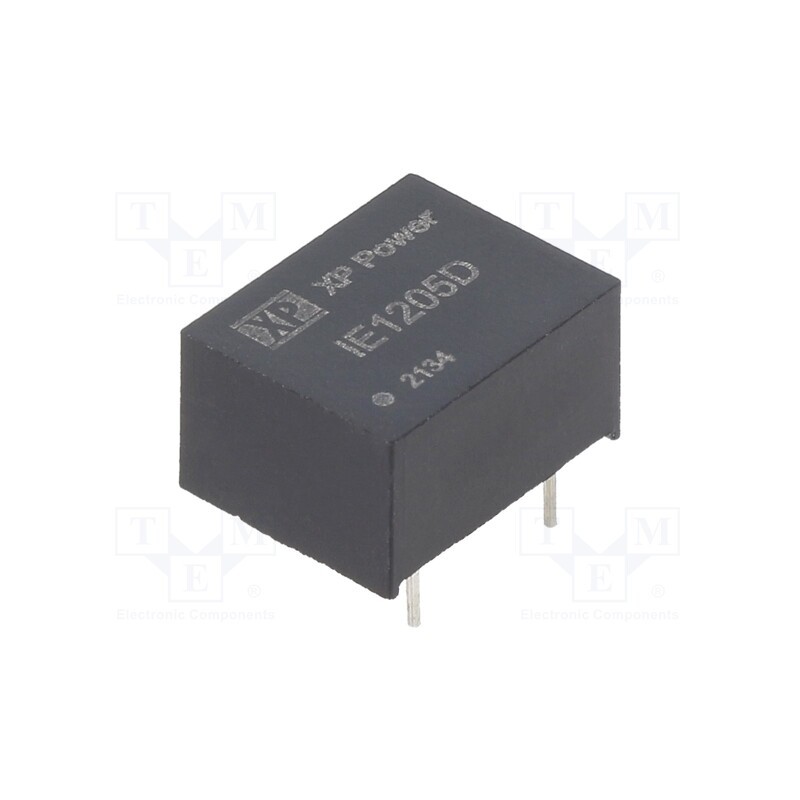 1 pcs x XP POWER - IE1205D - Converter: DC/DC, 1W, Uin: 12V, Uout: 5VDC, Iout: 200mA, DIP, 150kHz
