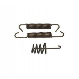 Brake drum springs for a WWA camping trailer