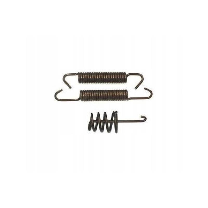 Brake drum springs for a WWA camping trailer