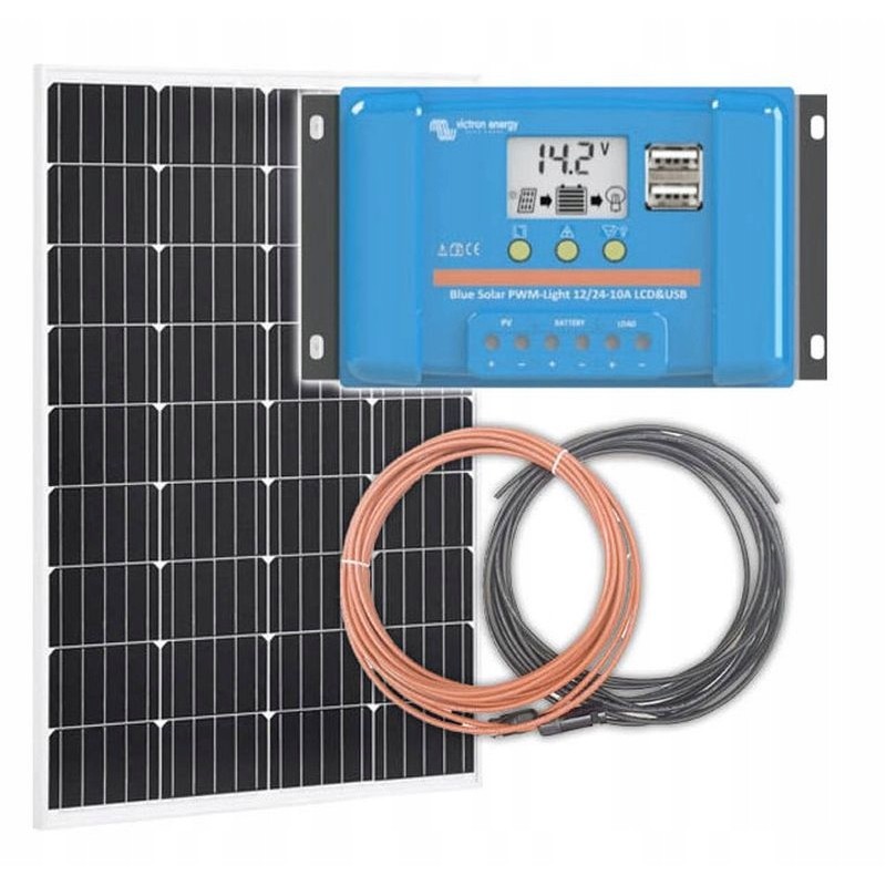 Solar kit for a 115w victron camper trailer