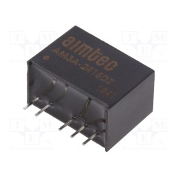1 pcs x AIMTEC - AM3A-2415DZ - Converter: DC/DC, 3W, Uin: 9÷36V, Uout: 15VDC, Uout2: -15VDC, SIP6
