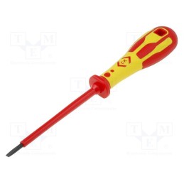1 pcs x C.K - T49144-035 - Screwdriver, insulated, slot, 3,5x0,6mm, Blade length: 100mm