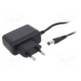 1 pcs x XP POWER - VEL05US060-EU-JA - Power supply: switched-mode, plug, 6VDC, 0.83A, 5W, Plug: EU, 76%