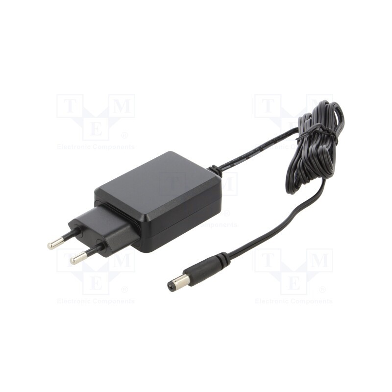 1 pcs x MEAN WELL - SGAS15E24-P1J - Power supply: switched-mode, plug, 24VDC, 0.625A, 15W, Plug: EU
