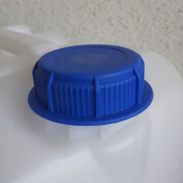 Water tank canister with tap, metal, 10 l