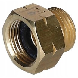 Adapter for reducing the filling of the gok d4 gas cylinder for a camper