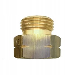 Adapter for reducing the filling of the gok d4 gas cylinder for a camper