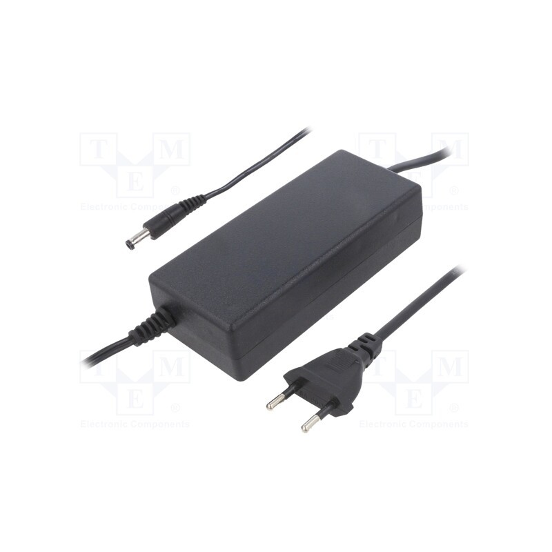 1 pcs x POS - POSB12500D-2555 - Power supply: switched-mode, 12VDC, 5A, Out: 5,5/2,5, 60W, desktop