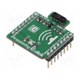 1 pcs x MIKROE - PROXIMITY 3 CLICK - Click board, proximity sensor, I2C, VNCL4200, prototype board