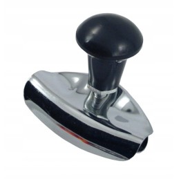 Ball knob on the steering wheel of a forklift bus