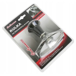 Ball knob on the steering wheel of a forklift bus