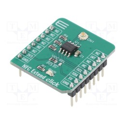 1 pcs x MIKROE - NFC EXTEND CLICK - Click board, RFID, I2C, ST25DV16K, prototype board, 3.3VDC,5VDC