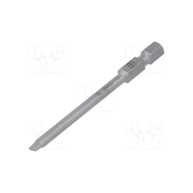 1 pcs x PHOENIX CONTACT - SF-BIT-SL 1,0X4,0-70 - Screwdriver bit, slot, 4,0x1,0mm, Overall len: 70mm