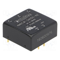 1 pcs x AIMTEC - AM6CW-2405D-NZ - Converter: DC/DC, 6W, Uin: 9÷36V, Uout: 5VDC, Uout2: -5VDC, 1'x1'