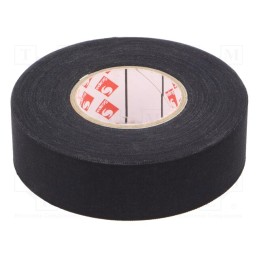 1 rol x SCAPA - TAŚMA 003 25MM/25M CZARNA, TKANINOWA - Tape: textile, W: 25mm, L: 25m, Thk: 250um, rubber, black