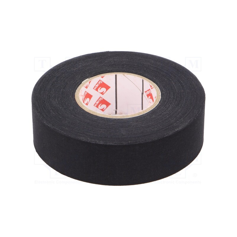 1 rol x SCAPA - TAŚMA 003 25MM/25M CZARNA, TKANINOWA - Tape: textile, W: 25mm, L: 25m, Thk: 250um, rubber, black
