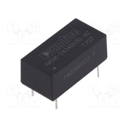 1 pcs x AIMTEC - AM2M-2424DH30-NZ - Converter: DC/DC, 2W, Uin: 21.6÷26.4V, Uout: 24VDC, Uout2: -24VDC