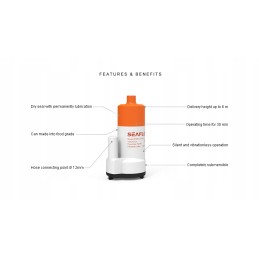 Branded submersible water pump 12v 12l seaflo