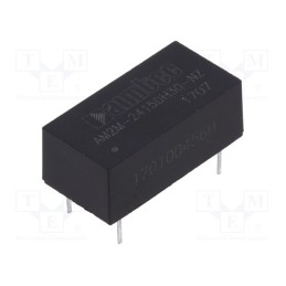 1 pcs x AIMTEC - AM2M-2415DH30-NZ - Converter: DC/DC, 2W, Uin: 21.6÷26.4V, Uout: 15VDC, Uout2: -15VDC