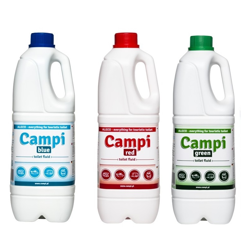 Set of fluids for campi tourist toilets, 6l, 3pcs