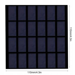 3-inch solar panel for self-assembly